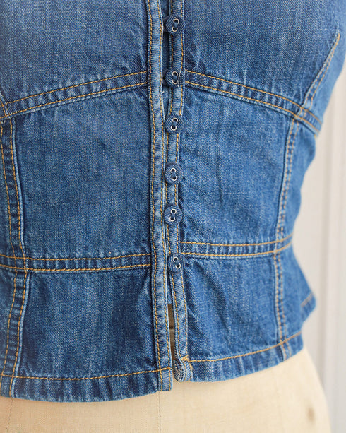 Cascabel Denim Top